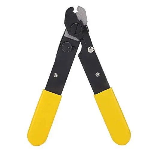Produktbild: Glasfaser Abisolierzange für 125 um 250 um, Abisolierzange Hochwertige Glasfaserkabel Abisolierzange Cutter Handwerkzeug Professionelle Drahtschere