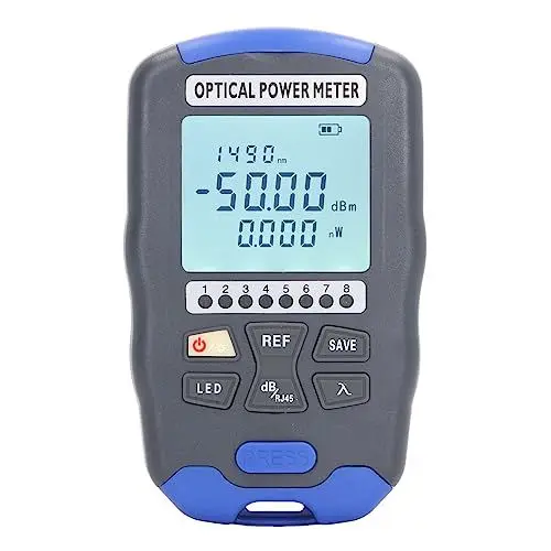Produktbild: Glasfaser-Leistungsmesser, Tragbarer Glasfaser-Leistungsmesser, 50 Km, Optischer Kabeltester, Optischer VFL-Visualisierungsfehlerorter), EMF-Messgeräte (AUA DC70(-70~+10dBm))