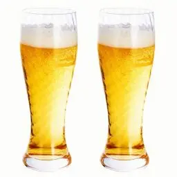 Produktbild: GLASKEY Kristalle Biergläser 2er-Set,460 ml Weizenbierglas Biergläser mit Gewinde der Schraube,Pilsner-Gläser, IPA-Bargläser, Klassische Bierbecher, Tolle Geschenkidee