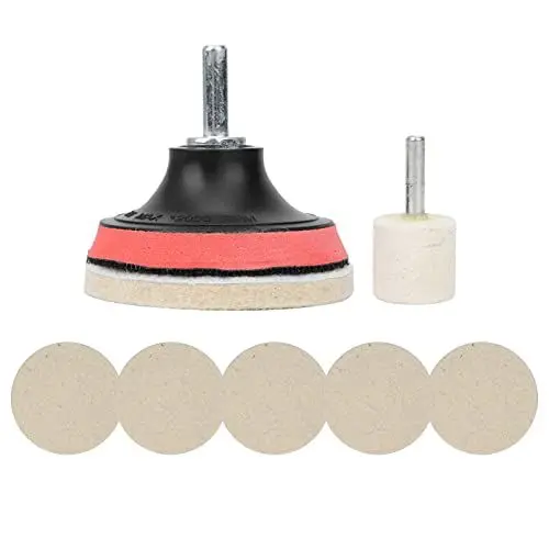 Produktbild: Glaskratzer-Entferner-Kit Auto-Windschutzscheiben-Glaskratzer-Entferner 100G Ceroxid-Pulver-Polier-Kit Räder-Set Polierpads Glas-Polier-Kit