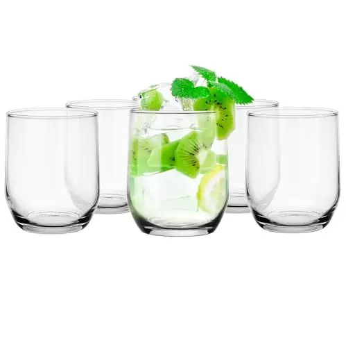 Produktbild: Glasmark KROSNO 1992 Trinkgläser Set Gläser 6 Stück 280 ml Wassergläser Cocktailgläser Saftgläser Saft Wasser Glas Spülmaschinenfest