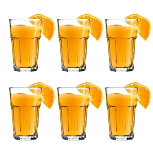 Produktbild: Glasmark KROSNO, 270ml, Set von 6, Longdrinkgläser, Trinkgläser, Highball Glas, Wassergläser, Cocktail, Caipirinha Gläser, Perfekt für Zuhause, Restaurants und Partys, Glässerset
