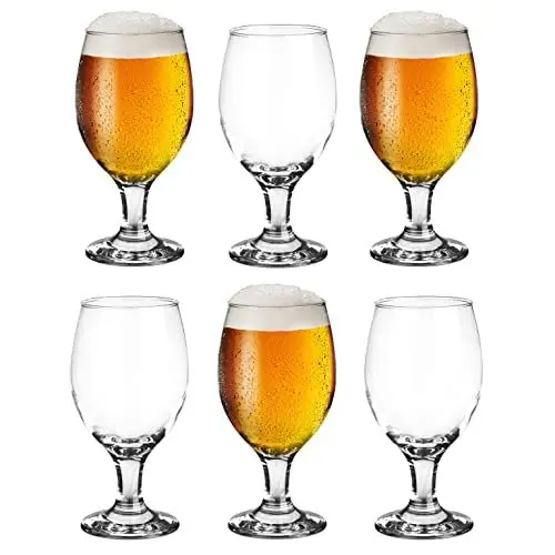 Produktbild: Glasmark Krosno Gläser-Set Für Bier 0,36 Liter - Biergläser, Pokal, Tulpe, Trinkglas - Für Craft Beer, Cocktails - Spülmaschinenfest 6 x 360ML