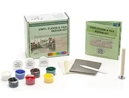 Produktbild: Glass Polish 91007 Do-it-yourself-Reparaturkit für Vinylböden und Vinylfliesen, Wärmeaushärtung für kleine Löcher, Schnitte, Schlitze, Risse und Brandspuren
