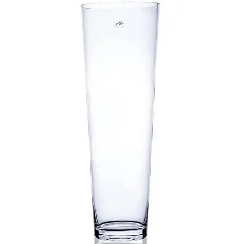 Produktbild: Glasvase CONICAL Glas Vase Tischvase Blumenvase konisch 50 cm