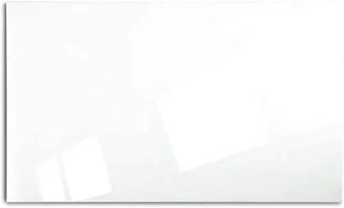 Produktbild: Glas-Whiteboard | Arte | Premiumweiß | Sicherheitsglas | Rahmenlos mit Schwebe-Effekt | Magnethaftend (90 x 120 cm)