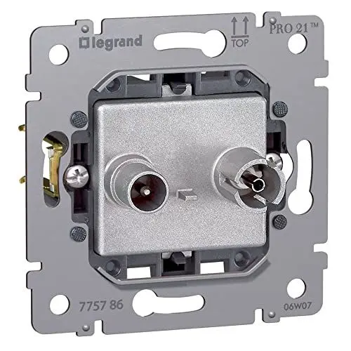 Produktbild: Legrand 775786 Tv-Radio Einzeldose