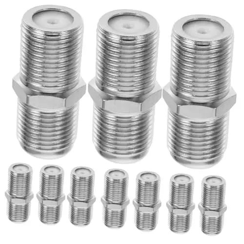 Produktbild: GLEAVI 10er-pack Koaxialkabeladapter Tv-kabelstecker Tv-kabel Koaxialkabelstecker Für Fernseher