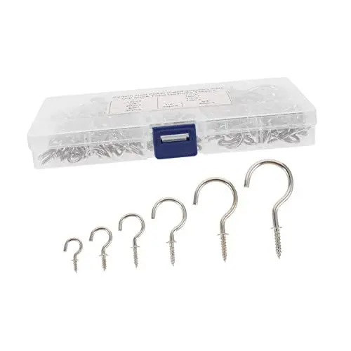 Produktbild: GLEAVI 150 Haken – Tassen- Schlüssel- Pfannenhalter – Organizer Für Zuhause Und Den Innenbereich – Nickel-finish