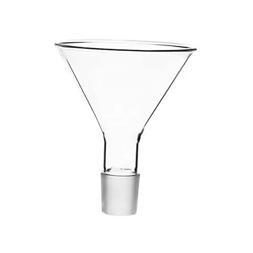 Produktbild: GLEAVI 1Stk dreieckiger Trichter dosing funnel küchentrichter Pulvertrichter Dreieckstrichter gesinterter Trichter Laborgeräte Chemie Trichter Fülltrichter Glastrichter runden Glaspulver