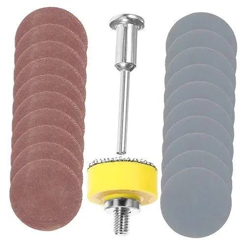 Produktbild: GLEAVI Schleifpapier-set Mit 1/8 100 Blättern Schleifpapier-pads Schleifscheiben Für Bohrer Schleifpapiere Schleifpapierblätter Zum Polieren