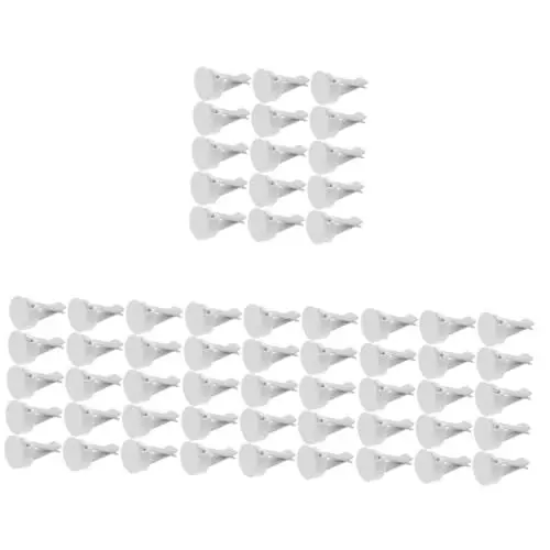 Produktbild: GLEAVI 240 Stk Autoclips Für Auto-vent-clip- Zubehör Für Autoentlüftungen Auto-lüftungszubehör Für Damen Automatische Entlüftungsclips Plastik Weiß