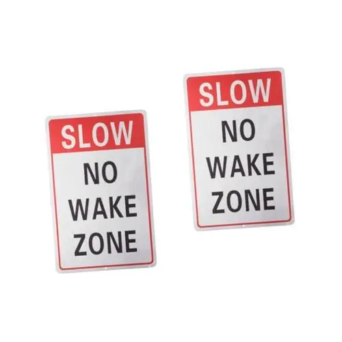 Produktbild: GLEAVI 2St Reflektierendes Logo Offenes geschlossenes Schild Block hängend Verlangsamungsschild Reflektierendes Schild Kein Wachzonenschild Keine Wachzonenschilder Aluminiumlegierung rot