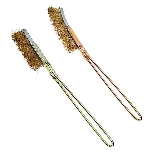 Produktbild: GLEAVI 2St Reinigungsbürste pinsel küche kitchen brush cleansing brush grillpinsel grillrost Kratzbürste aus Draht Teilt Grillbürste malen kratzen Drahtbürste Kupferkabel