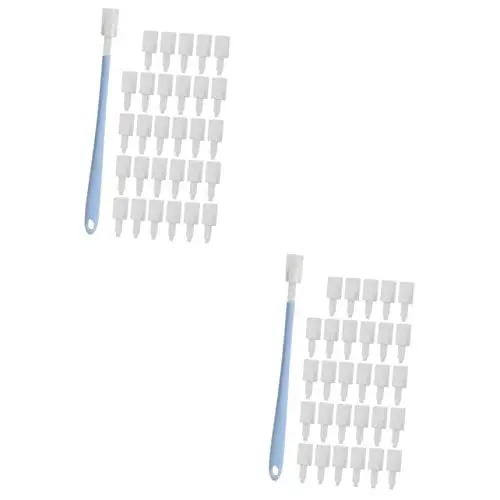 Produktbild: GLEAVI 2sätze Wiederverwendbar Toilettenbürsten Mit Ersatzbürstenköpfen Für Gründliche Fugenreinigung Reinigungswerkzeug Für Badezimmer Küche Und