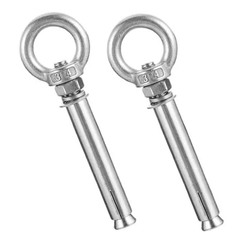 Produktbild: GLEAVI 2 Stücke M10 * 60mm 304 Edelstahl Expansion Beton Bolzen Haken-diebstahl Expansion Schraube