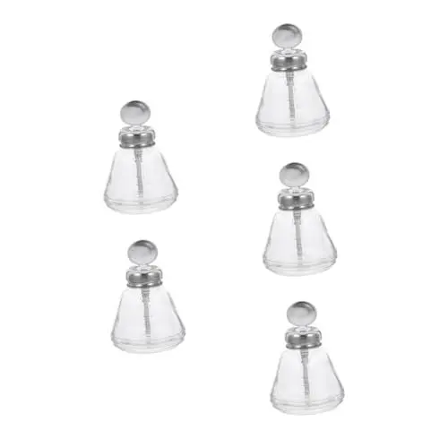 Produktbild: GLEAVI 2st Alkohol Flasche Spender Nach Unten Drücken Pumpspender Reisespender Ölpumpenflasche Flüssiger Pressspender Spender Für Nagellackentferner Pumpflasche Glas Transparent