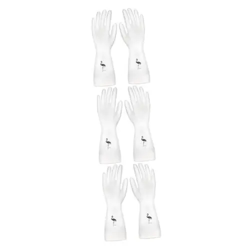 Produktbild: GLEAVI 3st Haushaltsreinigungshandschuh Handschuhe Waschen Glasreinigungshandschuhe Gummihandschuh Rutschfester Küchenhandschuh Fensterrollo-handschuhe Latex Handschuhe Wagen Jalousie