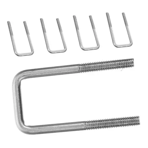 Produktbild: GLEAVI 5 Stücke U-schrauben Platz U-bolzen Kit Marine Klemme Edelstahl Rohr Für