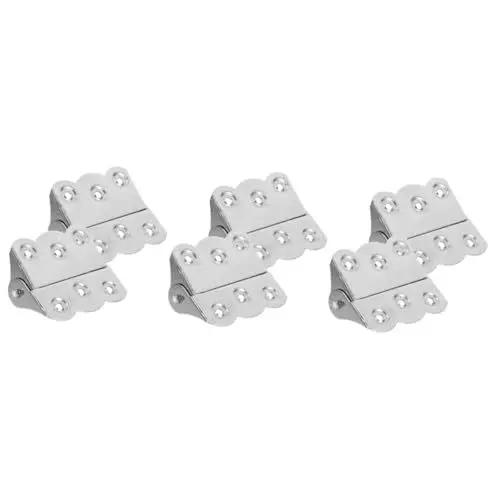 Produktbild: GLEAVI 6 Stk Automatisches Türscharnier Bildschirmtürscharniere Türschließer Wohn Sicherheitstürscharniere Scharniere mit automatischem Schließmechanismus Garagentorfedern
