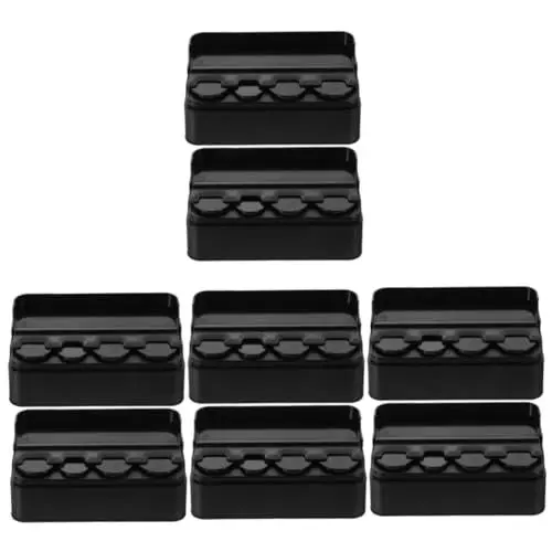 Produktbild: GLEAVI 8 Stück Auto Münzbox Kleingeldhalter Für Münzen Auto Kleingeldhalter Organizer Kleingeldspender Münzhalter Auto Kleingeld Organizer Auto Münzhalter Kleingeldhalter Für