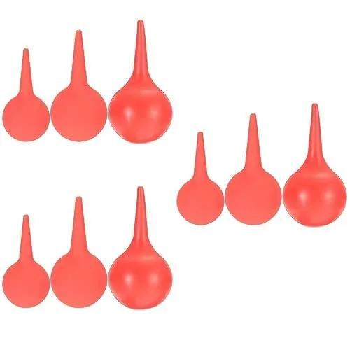 Produktbild: GLEAVI 9 Stk Ohrenschmalzknolle Computer-reinigungsspritze Ohrreinigungsbirne Duster Squeeze-ball Ohrspritzengebläse Ohrenspülbirne Gummiluft Bläst Ohrsauger Kieselgel Saug Ohr Aasfresser