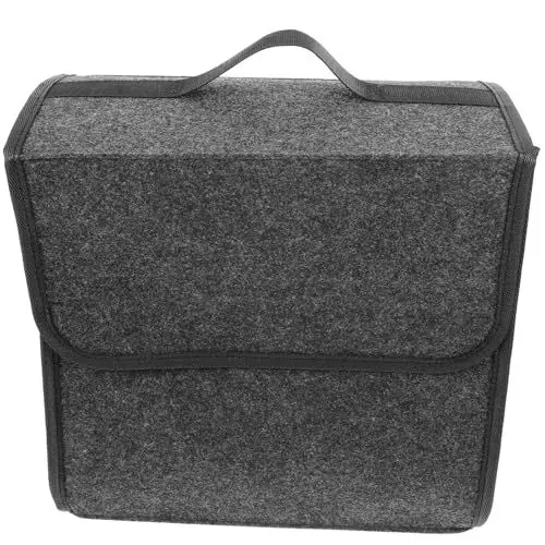 Produktbild: GLEAVI Kofferraum-organizer-behälter Aufbewahrungsbox Für Den Kofferraum Auto-kofferraum-organizer-box Kofferraum-organizer-behälter Filzmaterial Modisches Design