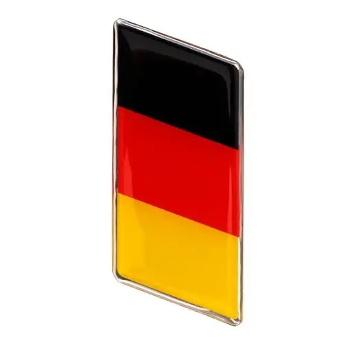Produktbild: GLEAVI Deutschland Flaggen Aufkleber Für Autos Kratzschutz Fensterdekoration Einfache Anbringung Stilvolle Auto-Dekoration Hochwertige Deutschland Flagge Aufkleber