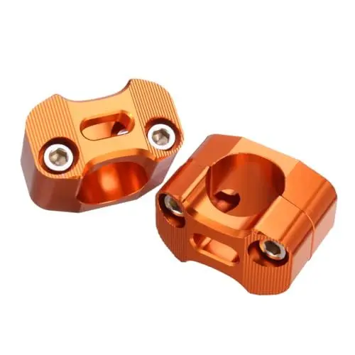 Produktbild: GLEAVI ATV Lenker Zubehör 7/8 Zoll Zu 1 1/8 Zoll Halterung Clamp Lenker Orange