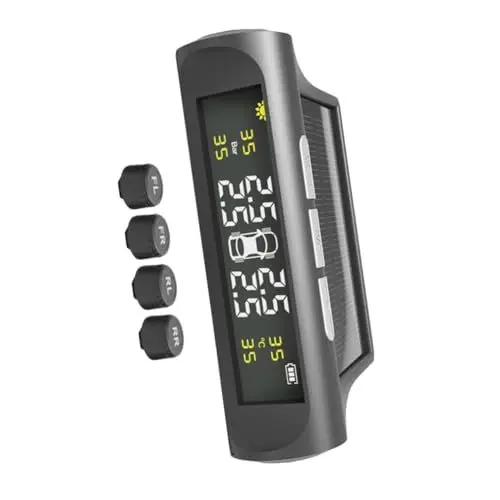Produktbild: GLEAVI Reifendrucküberwachung Kfz Reifendrucksensor Reifendrucksensor Monitor Tool Reifendrucksensor Für Auto Schwarze Abs