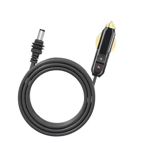 Produktbild: Gleichstromkabel, 18 AWG Plug-and-Play, Universelles Mini-Satellitenantennen-Netzkabel für Auto, LKW, Boot, IP68 Wasserdicht, Hochwertiges Gummi-Kupfer-Material