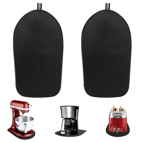 Produktbild: Gleitbrett für Thermomix, Mixer Slider Matte Küchenmaschine - Zubehör Unterlage Anti-Rutsch Küchen Heißpads Luftfritteuse, Kaffeemaschine, Mikrowellen Dauerhaft, Mover Küchengerät Gleitmatten