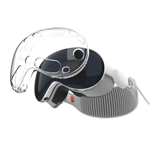 Produktbild: GLILAVOX Kompatibel mit Apple Vision Pro Case TPU, Schutzhülle Hülle für Apple Vision Pro, für Vision Pro VR Headset 2024 Zubehör(Transparent)