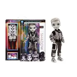 Produktbild: GLITTER BABIES Shadow High Serie - ASH Silverstone - Modepuppe in Grautönen mit schönen schwarzen Haaren, Zwei Designer-Outfits und Accessoires - Zum Sammeln - Für Kinder ab 6 Jahren