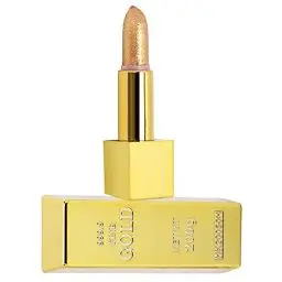 Produktbild: Goldener Lippenstift, Glitzer Lippenstift Gold, Glänzendes Lippenstift, Wasserdicht Und Langlebig, Feuchtigkeitsspendend, Hellgelber Lippenstift, Lipgloss Kosmetik 2#