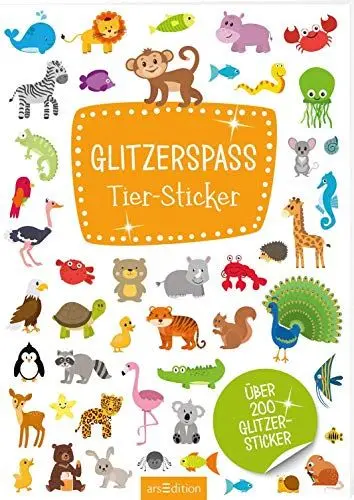 Produktbild: Glitzerspaß Tier-Sticker