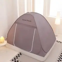 Produktbild: GLKEBY 100x190x110cm Pop-Up Blackout Moskitonetz mit Abdeckung – wasserdicht, tragbar, sofortige Einrichtung für Zuhause, Camping, Reisen und Outdoor – langlebig und einfach zu verstauen