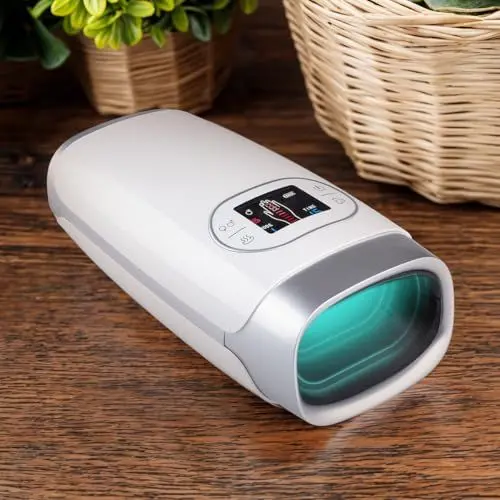 Produktbild: GLOBAL RELAX® | HANDAIKAN Tragbares handmassagegerät | Reflexzonentherapie I Akupunktur I Thermotherapie | Linderung von Schmerzen, steifheit, taubheitsgefühl in den händen