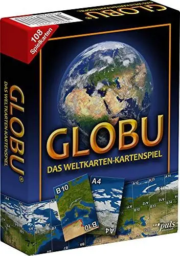 Produktbild: GLOBU 33333 - Das Weltkarten-Kartenspiel, Blau