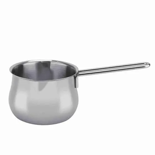 Produktbild: Glomora Edelstahl-Milchtopf, Butter-Schokoladen-Schmelztopf, Käse-Backtopf, kleiner Babykostwärmer, zum Schmelzen von Schokolade, Süßigkeiten, Kerzen, Seife, Wachs