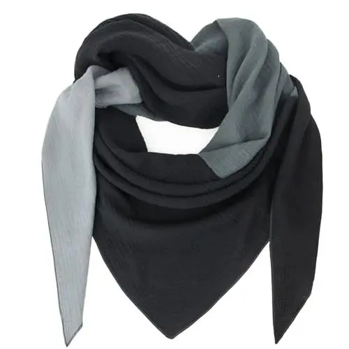 Produktbild: Gloop Damen Schal XXL Strick Dreieck Schal Halstuch Baumwolle Dreieckstuch Musselin Schal ohne Kratze an Haut Made in Italy