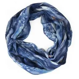 Produktbild: Gloop Loop Schlauchschal für Damen Schal Tuch seidig-luftig leicht mit buntem Muster Print