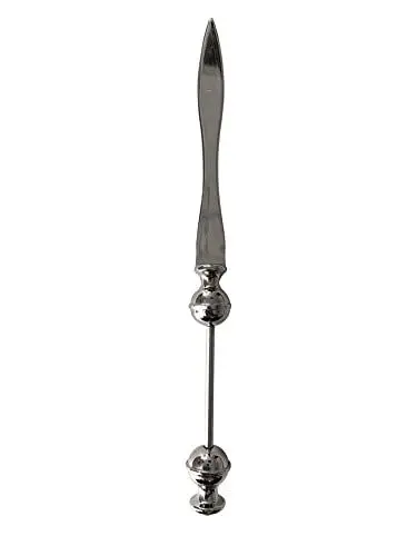 Produktbild: GLOREX 6 8700 097 - Brieföffner aus Stahl, ca. 17 cm, für Modelliermasse mit abschraubbarem Ende, als kreatives Geschenk