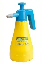 Produktbild: GLORIA Drucksprüher Hobby 100 | Handsprüher für Pflanzen & Garten | 1 L Gartenspritze mit Messingdüse & Füllstandsanzeige