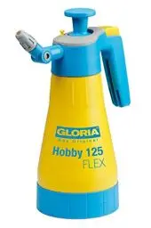 Produktbild: GLORIA Drucksprüher Hobby 125 FLEX | 1,25 L Sprühflasche | Gartenspritze/Handsprüher mit flexibler Lanze | 360°-Sprühfunktion