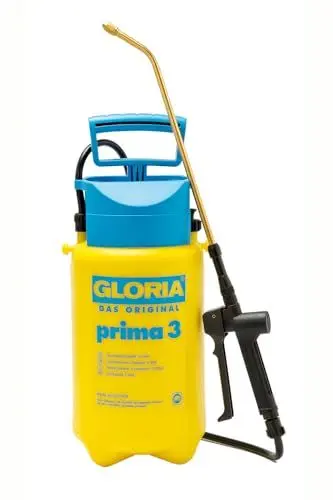 Produktbild: GLORIA Drucksprüher prima 3 | Gartenspritze | Sprühgerät für den Pflanzenschutz | 3 L Füllinhalt | Verstellbare Messingdüse | kompakt für den kleinen Garten