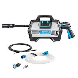 Produktbild: GLORIA MultiJet 230 V - Multifunktionaler Elektro-Hochdruckreiniger | 120 bar max. Pumpleistung | Nutzbar als Schaumpistole, Sprüher, Bürste | 3 Druckstufen, 4-in-1 Düse, 75cm Lanze, 6m Schlauch