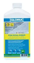 Produktbild: GLORIA Stein Spezial-Reiniger | 1L Steinreiniger Konzentrat | Reinigungsmittel für alle Steinplatten - Naturstein, Beton, Kunststein | kraftvoll Steinterrasse reinigen | Intensivreiniger| Außenbereich