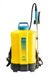 Produktbild: Gloria Akku-Rückensprüher Pro 1200 li-on - ergonomischer 12 L Drucksprüher | Pflanzenschutz und Unkrautbeseitigung | Komfort-Tragesystem | Bosch 18V Power for All, ohne Akku, Gelb