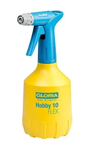 Produktbild: Gloria Handsprüher Hobby 10 FLEX | 1 L Sprühflasche mit Doppelhubpumpe| Über-Kopf-Sprühen | Stufenlos verstellbare Sprühdüse